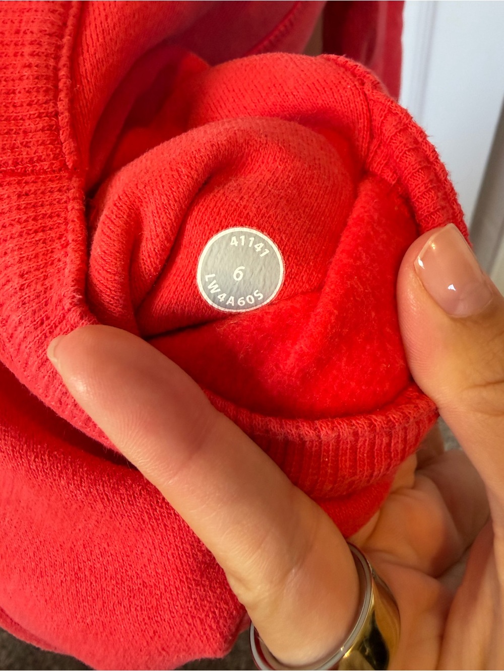 lululemon athletica Red Hooded Full-Zip Jacket - Picture 3 of 4